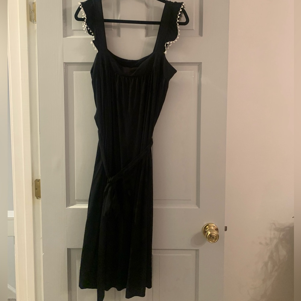 Ann Taylor Loft black tee shirt material dress